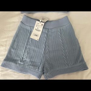 Zara knitted shorts